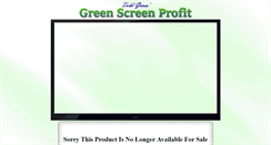 Desktop Screenshot of greenscreenprofit.com